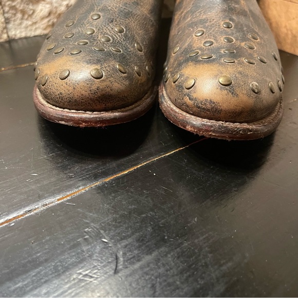 Bed Stu Cobbler Series Women’s Starling Distressed Studded Ankle Boots sz 9.5 - Picture 8 of 12